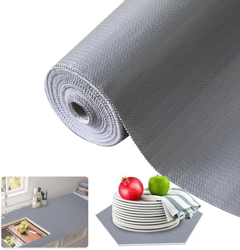 Beautysaid Shelf and Drawer Liner for Kitchen Cabinet Non Adhesive Non Slip by Beautysaid