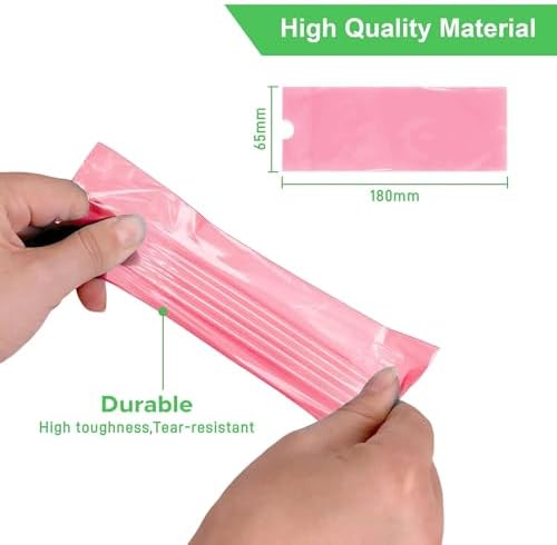 Large Size Tattoo Machine Covers, 200Pcs Sealable Tattoo Pen Sleeves Machine Bags 2.5" x 7.1" Pen Covers, Disposable Cartridge Tattoo Machine Bags XL,4 Colors(CLEAR) - Image 5
