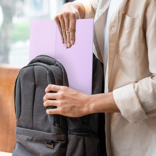 SKYDUE Expanding File Folder with 7 Pockets, Accordion File Organizer, Portable Folders for Documents, School Office Supplies Bungee Closure, Letter/A4 Size Purple - Image 6