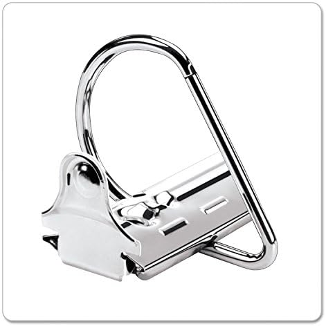 Cardinal ExpressLoad 2 Inch D-Ring Binder, 425 Sheet Capacity, ClearVue Cover, Locking D-Rings, White Binder (49120) - Image 5