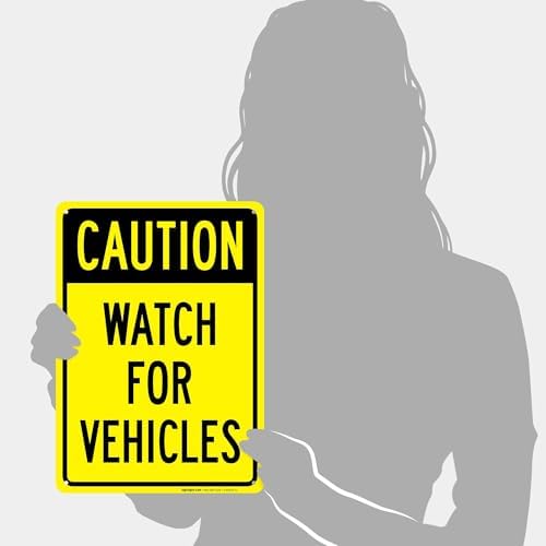 Watch for Vehicles Sign, - Image 4
