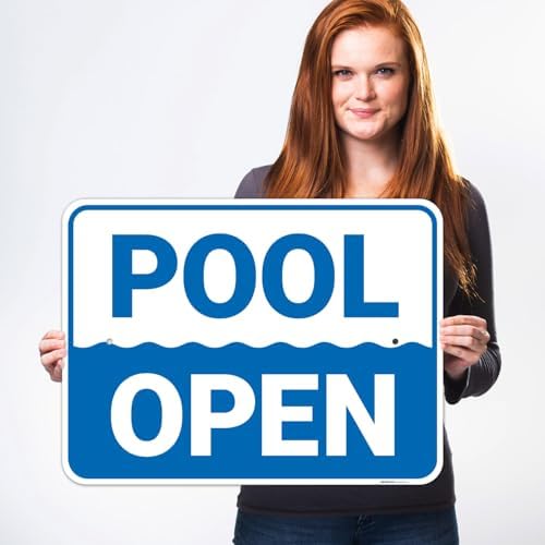 Pool Open Sign, - Image 2