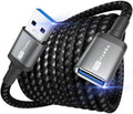 USB Extension Cable 6FT USB 3.0 Extender Type A Male to Female Cord Grey by ITDITANDA