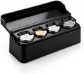 SINGARO Coin Holder for Car, Coin Change Organizer Compatible with Coins of Different Sizes, Dash-Mounted Holder Suitable for Most Cars, Trucks(Black) by SINGARO
