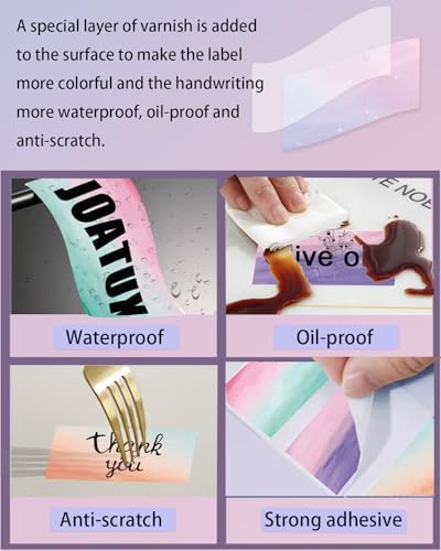 2.25 x 1.25 Thermal Labels, Self-Adhesive Address Shipping Barcode Thermal Stickers,Thermal Printer Labels Compatible with Rollo & Zebra & MUNBYN, 800 Labels for Printer, Nebula - Image 6