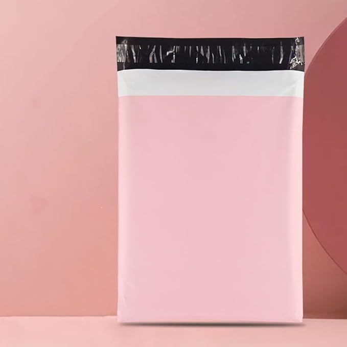 50 Pack Pink Poly Mailers, 10. 2x6. 7 Inches Plastic Self-adhesive Shipping Bags - Image 6