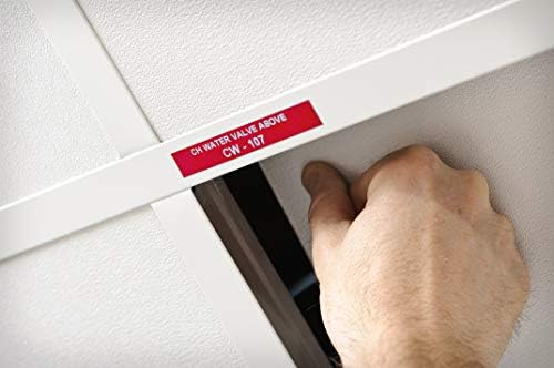 Brady Authentic (M21-750-595-RD) All-Weather Vinyl Label for Indoor/Outdoor ID, Lab and Equipment Labeling, White on Red- For M210, M210-LAB, M211, BMP21-PLUS and BMP21-LAB Printers, .75" W, 21' L - Image 7