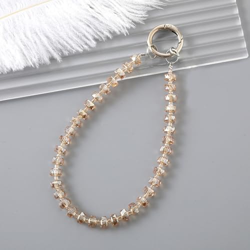 TENOC Beaded Phone Wrist Strap, Champagne - Image 4