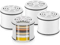 Cobbe 4 Pack Replacement Filters for Fixed Showerheads，Water Softener by Cobbe