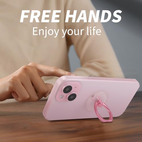 2 Pack Jsoerpay Pink Clear Phone Ring Holder - Image 5