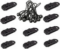 Tarp Clips Heavy Duty Lock Grip - Thumb Screw Tent Clamps Ball Bungee Cords Tarp Canvas Clips Tent Clip Tarp Clamps for Outdoor Camping Canopy Awnings Canvas Cover Car Cover Hammock Cover, 20 Pack by Spencer