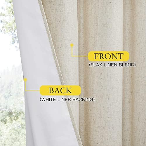 NICETOWN 100% Blackout Curtain for Sliding Glass Door 100"x84" - Image 6