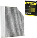 Cabin Air Filter w/Activated Carbon for Audi Q5 (2009-2017), A4 (2009-2016), A5 (2008-2017), Porsche Macan (2015-2026, Not for 2024 EV), S5, S4, SQ5, allroad, CF11179, 8K0819439B, CF179 by Carory