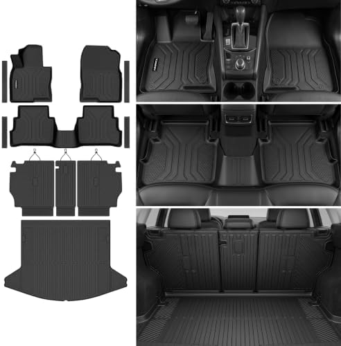 Floor Mats Cargo Liner with Backrest Mat for Mazda CX-5 2017-2025 - Image 7