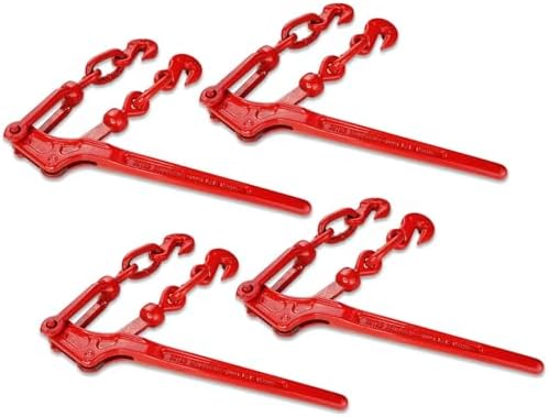 5/16" - 3/8" Lever Load Chain Binder, Heavy Duty Lever Style Snap Binders, 9200 Lbs Working Load Limit, Lever Chain Binders for Flatbed Truck Trailer by Kllkmmws