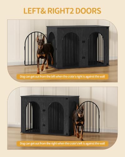 Hzuaneri 46.5'' Dog Crate Furniture,Dog Kennel Indoor for Medium/Large Dogs - Image 5
