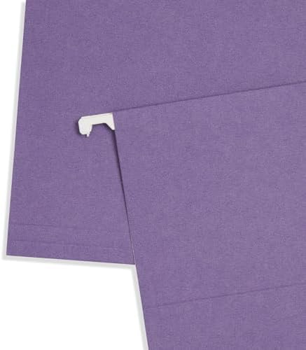 Blue Summit Supplies 25 Hanging File Folders, Letter Size, Purple - Image 5