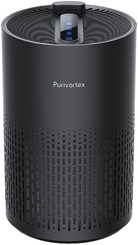 Purivortex Air Purifiers for Home, PX500 Black with Fragrance Sponge by Purivortex