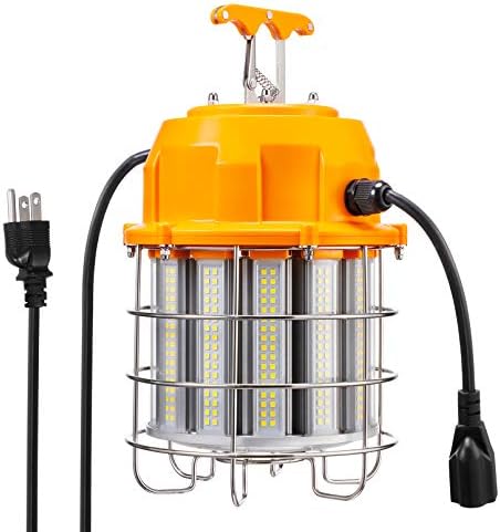 LEONLITE 100W LED Temporary Work Light, 5000K with Surge Protector by LEONLITE