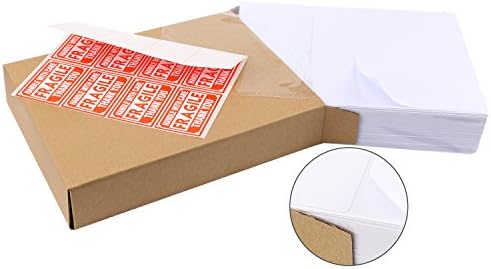 MFLABEL ®Round Conrner Half Sheet Shipping Labels 2-UP Click-n-Ship Mailing Postage Labels(500Labels) - Image 3