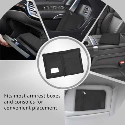 Car Registration and Insurance Holder, Glove Compartment Organizer Bag - Image 6