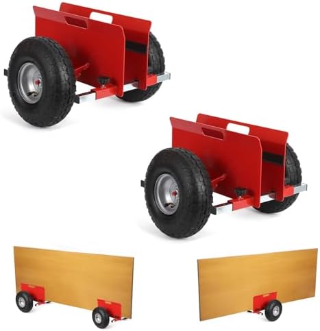 600 LBS Panel Dolly, Door Dolly Adjustable Drywall Mover with 10" Tires by Unknown