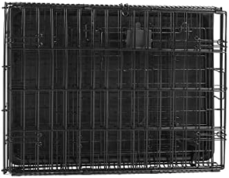 Amazon Basics Portable, Foldable Metal Wire Small Dog Crate with Removable Tray, Divider Panel, Single Door, Easy to Assemble, 24" x 18" x 20", Black - Image 4