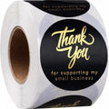 500 Thank You for Supporting My Small Business Stickers, 1.5 Inch by IBAKE