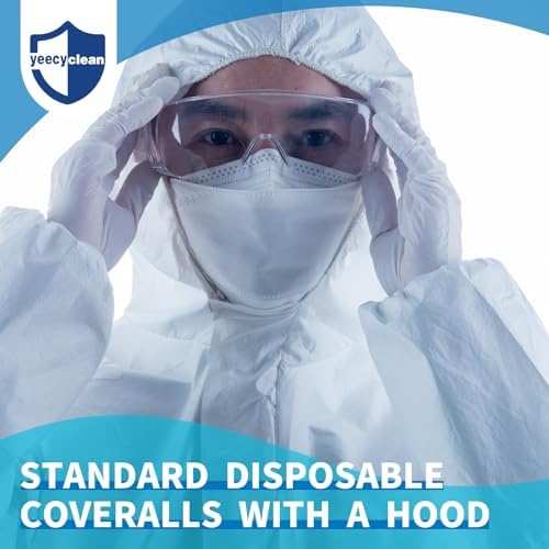 1-5PCS L-XXXL|Hazmat Suits Disposable|Protective Suits|Disposable Protective Coverall|Work clothing for Keep full body clean - Image 5