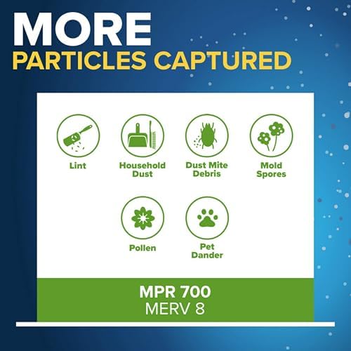 Filtrete 18x22x1 Air Filter, MERV 8, MPR 700, 4 HVAC Filters - Image 4