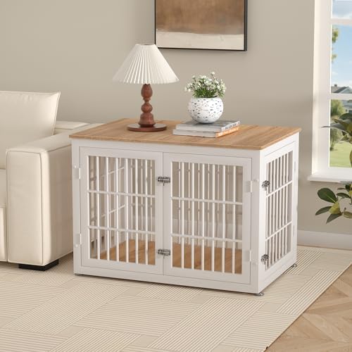 rehomerance 38" Heavy Duty Dog Crate Furniture for Large and Medium Dogs - Image 2