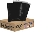 Metronic 1000PC Poly Mailers 14.5x19, Sturdy Shipping Bags for Small Business, Waterproof Mailers Poly Bags, Strong Adhesive Shipping Envelopes for Clothing, Efficient Mailing Envelopes in Black by METRONIC
