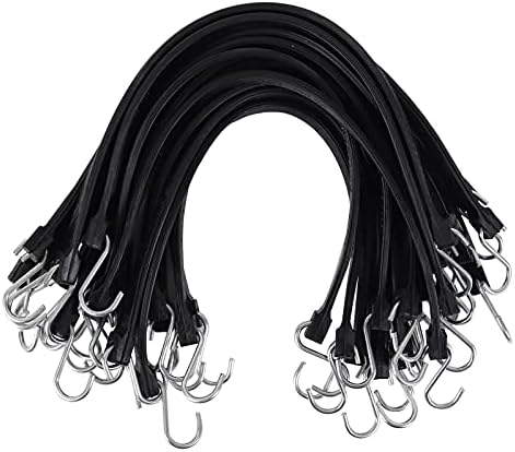 XSTRAP STANDARD 21" 100% EPDM Bungee Cords 20PK Natural Rubber Tarp Straps by XSTRAPSTANDARD