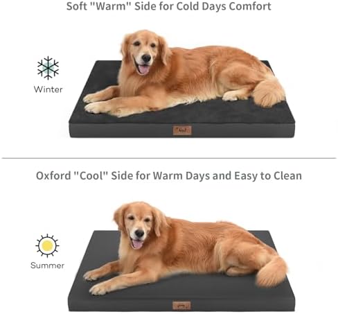 Large Waterproof Orthopedic Dog Bed with Egg Crate Foam - Image 3