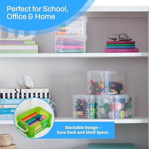 Super Stacker Index Card Box, 3 x 5 Inch Index Cards File Box (61613) - Image 4