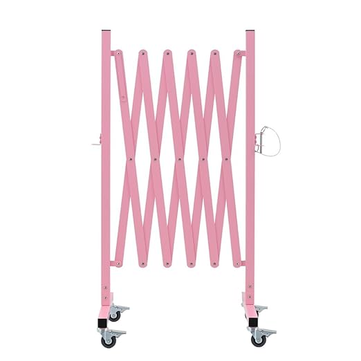GYMTIME Expandable Metal Barricade, Portable Safety Barrier by GYMTIME