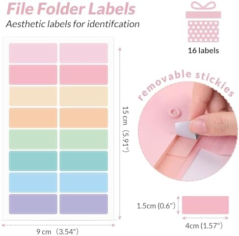 SKYDUE Expanding File Folder, Accordion File Organizer with 8 Pockets, Expandable Document Paper Receipt Holder for School Office Hospital, Letter/A4 Size Pink - Image 7