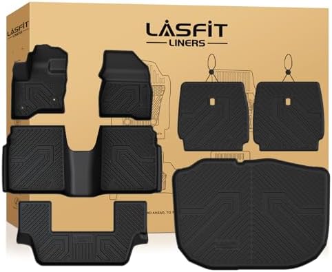LASFIT Floor Mat Set for 2009–2019 Ford Flex & 2010–2019 Lincoln MKT by LASFIT