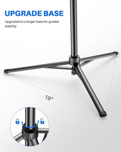 Extendable Phone Tripod for iPhone, Selfie Stick with Remote & Phone Holder - Image 2