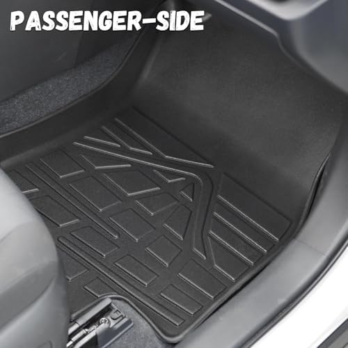 Floor Mats for Toyota Rav4 2019-2025 (Include Hybrid), Custom Fit All-Weather TPE Floor Liners, Front & 2nd Row & Cargo Liner for RAV4 Car Accessories - Image 3