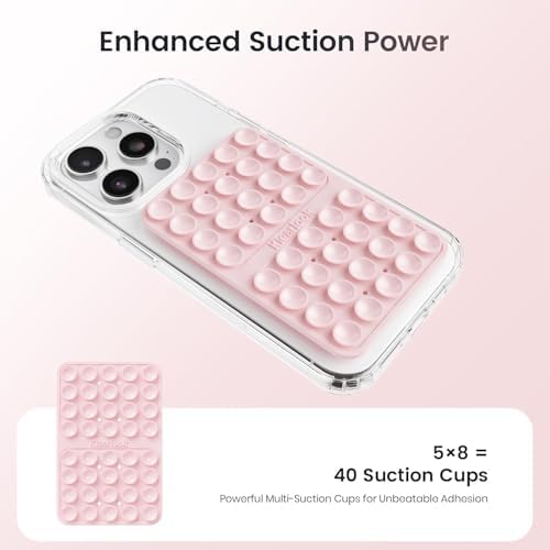 Klearlook 4PCS Silicone Double Sided Suction Cup Phone Case, Combination A - Image 3