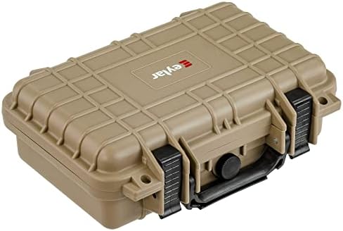 Eylar Protective Gear and Camera Hard Case Waterproof Dry Box with Foam 11.6 Inch 8.3 Inch 3.8 Inch (Tan) - Image 3