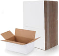 RLAVBL 9x6x4 Shipping Boxes Set of 40, White Corrugated Cardboard Box by RLAVBL