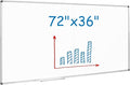 Giant Magnetic Whiteboard 72 x 36 Inch, Foldable Extra Large Dry Erase White by Unknown