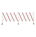 Trafford Industrial Expandable Metal Barricade, 16 Feet, Mobile Safety Barrier by Crowd+Control+Warehouse