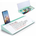 TSJ OFFICE Desktop Whiteboard Dry-Erase-Board - Computer Keyboard Stand White Board Surface Pad with Drawer, Desk Organizers with Accessories for Office, Home, School Supplies - Green by TSJOFFICE-WipeCleanThinkGreenWorkSmart