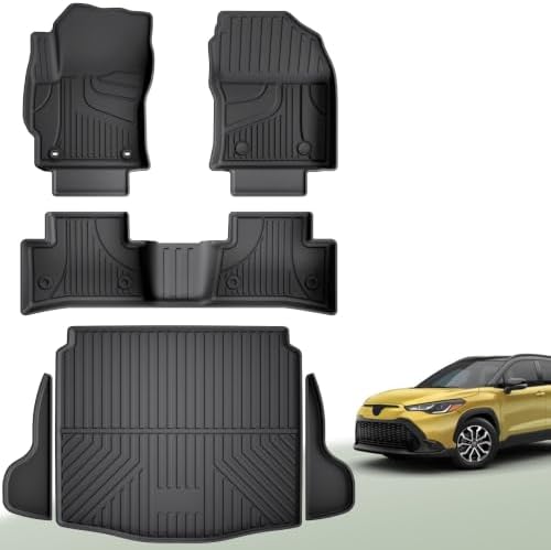 Floor Mats for Toyota Corolla Cross FWD 2022-2026 (No AWD/Hybrid/Sedan) by IKABEVEM