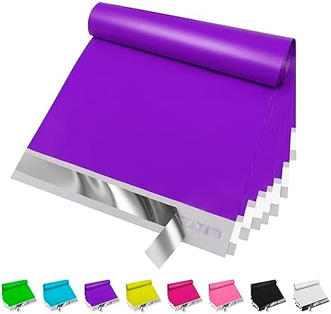 JinRuiKJ Poly Mailers 10x13 Inch, 200 Pcs Shipping Bags, Purple by JinRuiKJ
