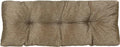 Klear Vu The Gripper Non-Slip Tufted Bench Cushion for Indoor Furniture, Assembled in USA, Entryway Storage, Bay Window, Corner Nook or Piano Seat, 27 Inches, Solid Gold by KlearVUHomeTextiles