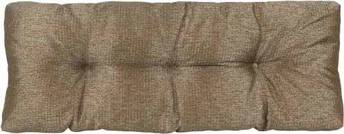 Klear Vu The Gripper Non-Slip Tufted Bench Cushion for Indoor Furniture, Assembled in USA, Entryway Storage, Bay Window, Corner Nook or Piano Seat, 27 Inches, Solid Gold by KlearVUHomeTextiles